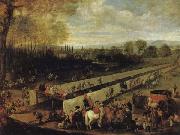 MAZO, Juan Bautista Martinez del The Hunting Party at Aranjuez Sweden oil painting artist